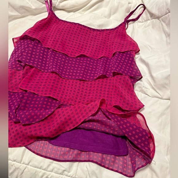 New York & Company Spaghetti Strap Ruffle Camisole - Picture 6 of 6